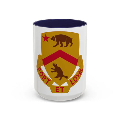 301 Cavalry Regiment (U.S. Army) Accent Coffee Mug 15oz Navy - Go Mug Yourself