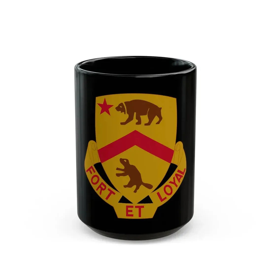 301 Cavalry Regiment (U.S. Army) Black Coffee Mug 15oz - Go Mug Yourself