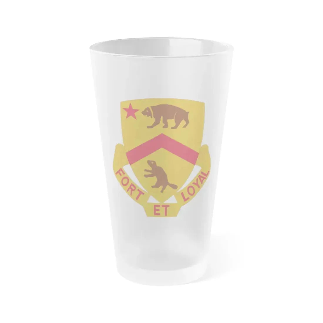 301 Cavalry Regiment (U.S. Army) Frosted Pint Glass 16oz Default Title - Go Mug Yourself