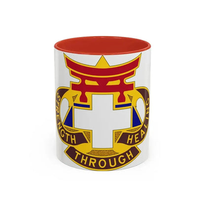301 Field Hospital (U.S. Army) Accent Coffee Mug 11oz Red - Go Mug Yourself