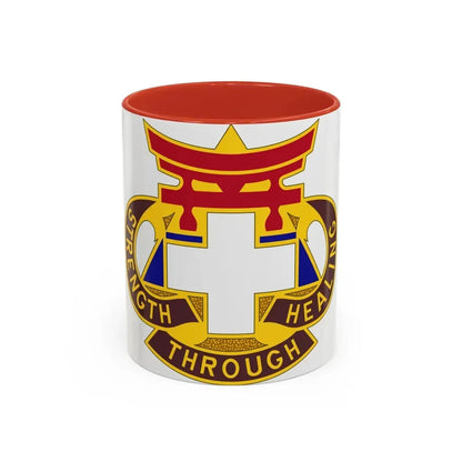 301 Field Hospital (U.S. Army) Accent Coffee Mug 11oz Red - Go Mug Yourself