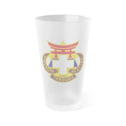 301 Field Hospital (U.S. Army) Frosted Pint Glass 16oz Default Title - Go Mug Yourself