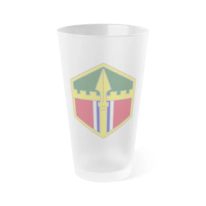 301 Maneuver Enhancement Brigade (U.S. Army) Frosted Pint Glass 16oz-Go Mug Yourself