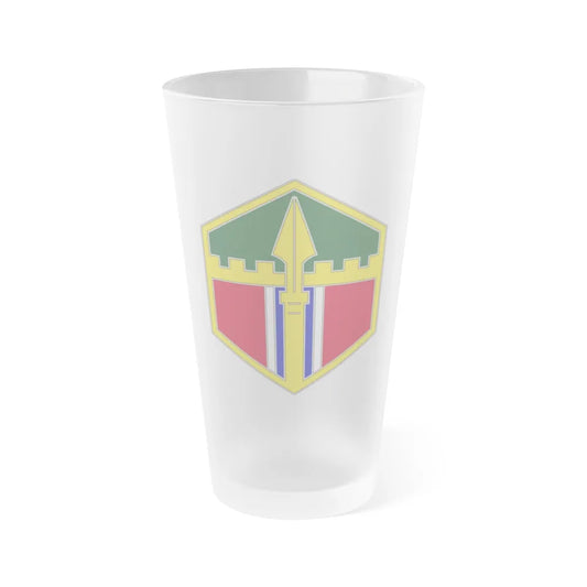 301 Maneuver Enhancement Brigade (U.S. Army) Frosted Pint Glass 16oz-Go Mug Yourself