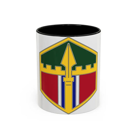 301 Maneuver Enhancement Brigade (U.S. Army) Accent Coffee Mug 11oz Black - Go Mug Yourself