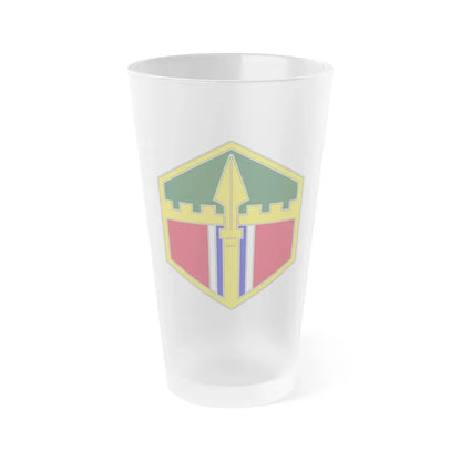 301 Maneuver Enhancement Brigade (U.S. Army) Frosted Pint Glass 16oz Default Title - Go Mug Yourself