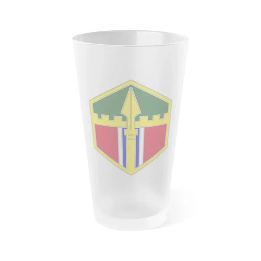 301 Maneuver Enhancement Brigade (U.S. Army) Frosted Pint Glass 16oz Default Title - Go Mug Yourself