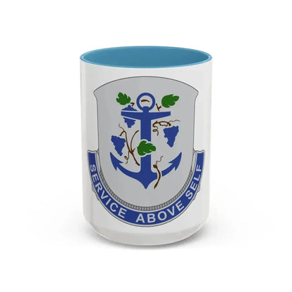301 Medical Battalion (U.S. Army) Accent Coffee Mug 15oz Light Blue - Go Mug Yourself