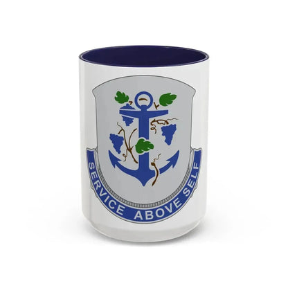 301 Medical Battalion (U.S. Army) Accent Coffee Mug 15oz Navy - Go Mug Yourself