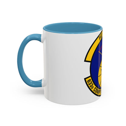 633d Comptroller Squadron (U.S. Air Force) Accent Coffee Mug