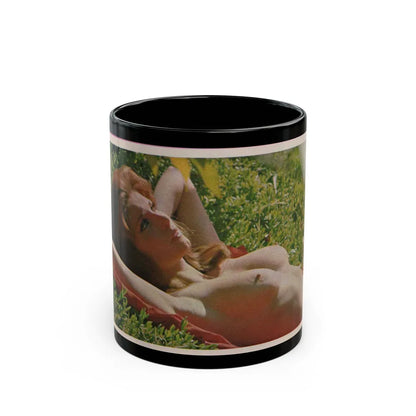 Victoria Vetri #52 - Playboy Mag. May '68 - 1 Topless Photo (Vintage Female Icon) Black Coffee Mug-11oz-Go Mug Yourself