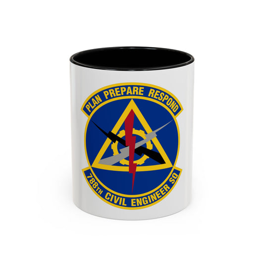 788 Civil Engineer Squadron AFMC (U.S. Air Force) Accent Coffee Mug