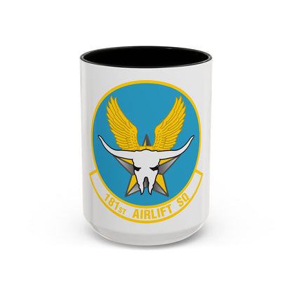 181 Airlift Squadron (U.S. Air Force) Accent Coffee Mug