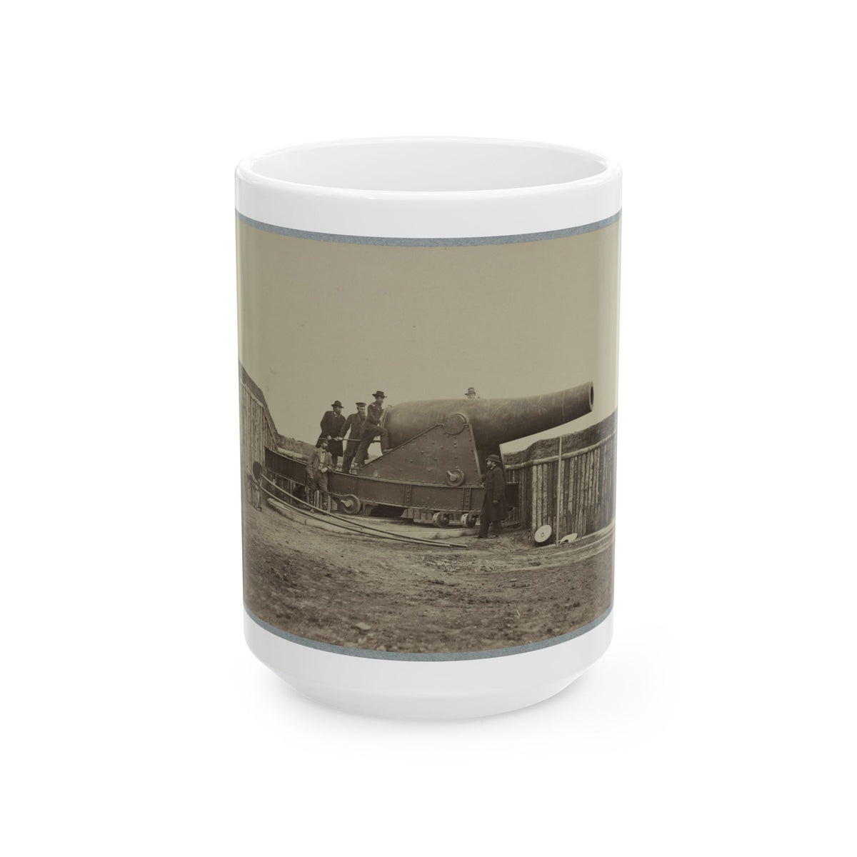 Battery Rodgers, Potomac River, Near Alexandria 001 (U.S. Civil War) White Coffee Mug