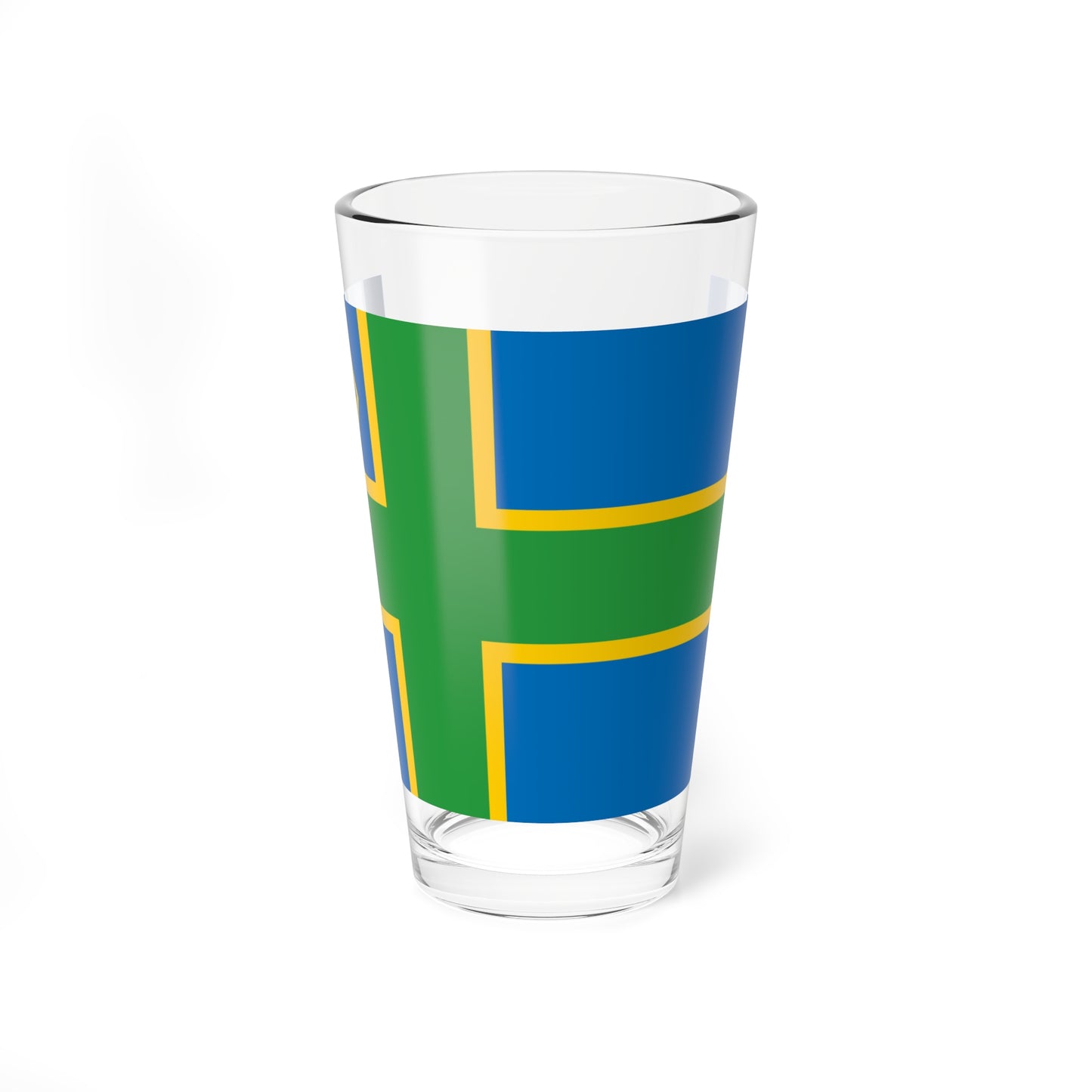 Presquile de Crozon District Flag (France) Pint Glass 16oz