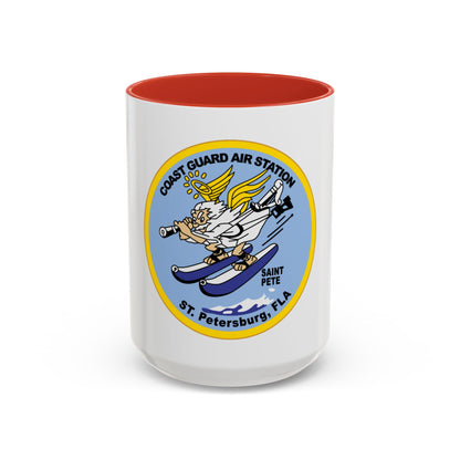 USCGC Air Station St Petersburg FLA (U.S. Coast Guard) Accent Coffee Mug