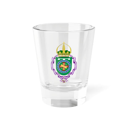 Coat of Arms of Isabel Princess Imperial of Brazil Order of Maria Luisa (Brazil) (Coat of Arms) Shot Glass 1.5oz