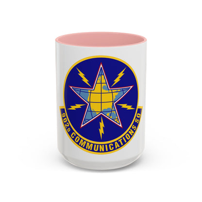 902d Communications Squadron (U.S. Air Force) Accent Coffee Mug