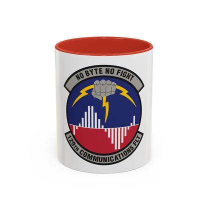 129th Communications Flight (U.S. Air Force) Accent Coffee Mug