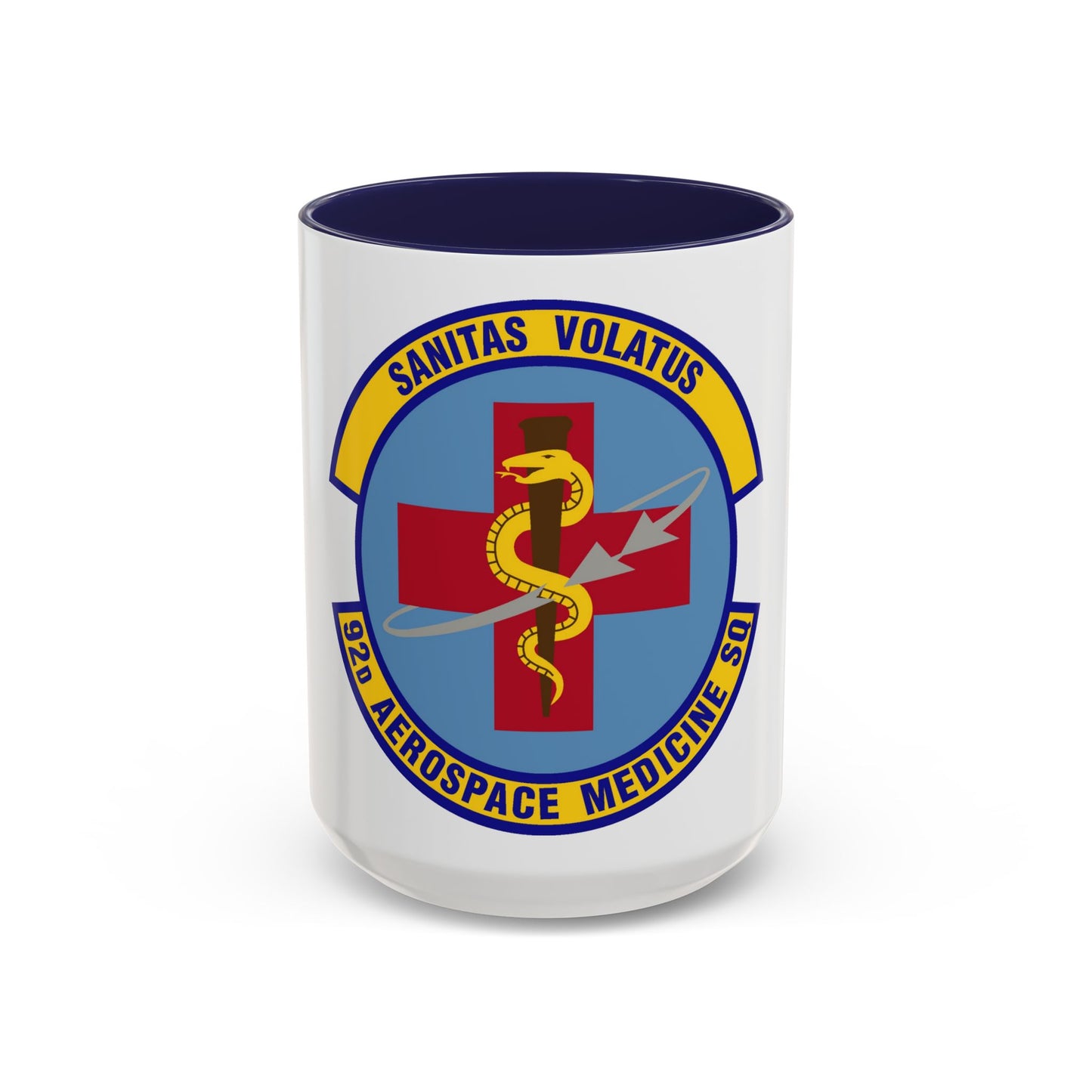 92d Aerospace Medicine Squadron (U.S. Air Force) Accent Coffee Mug