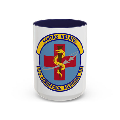 92d Aerospace Medicine Squadron (U.S. Air Force) Accent Coffee Mug