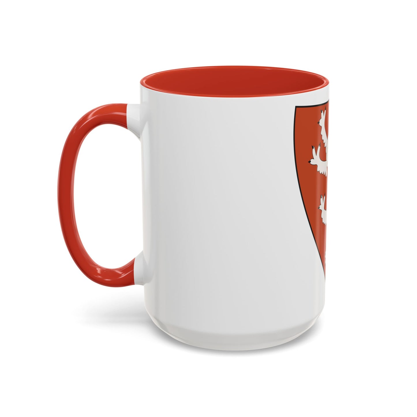 Lesser coat of arms of the Kingdom of Bohemia (Wenceslaus II of Bohemia) - Accent Coffee Mug