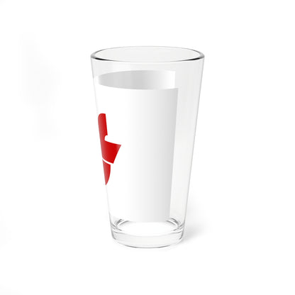 Flag of Sōma Fukushima (Japan) Pint Glass 16oz