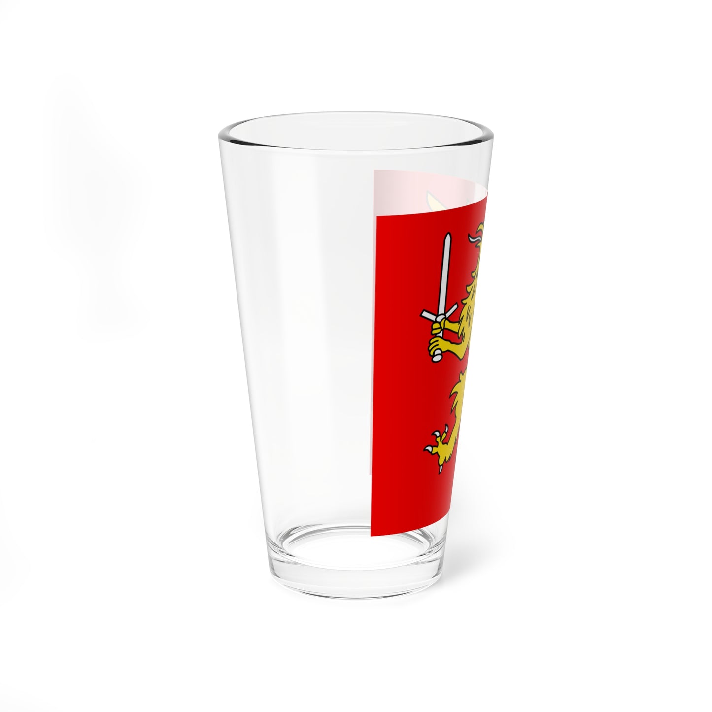 CHE Leuk Flag (Switzerland) Pint Glass 16oz