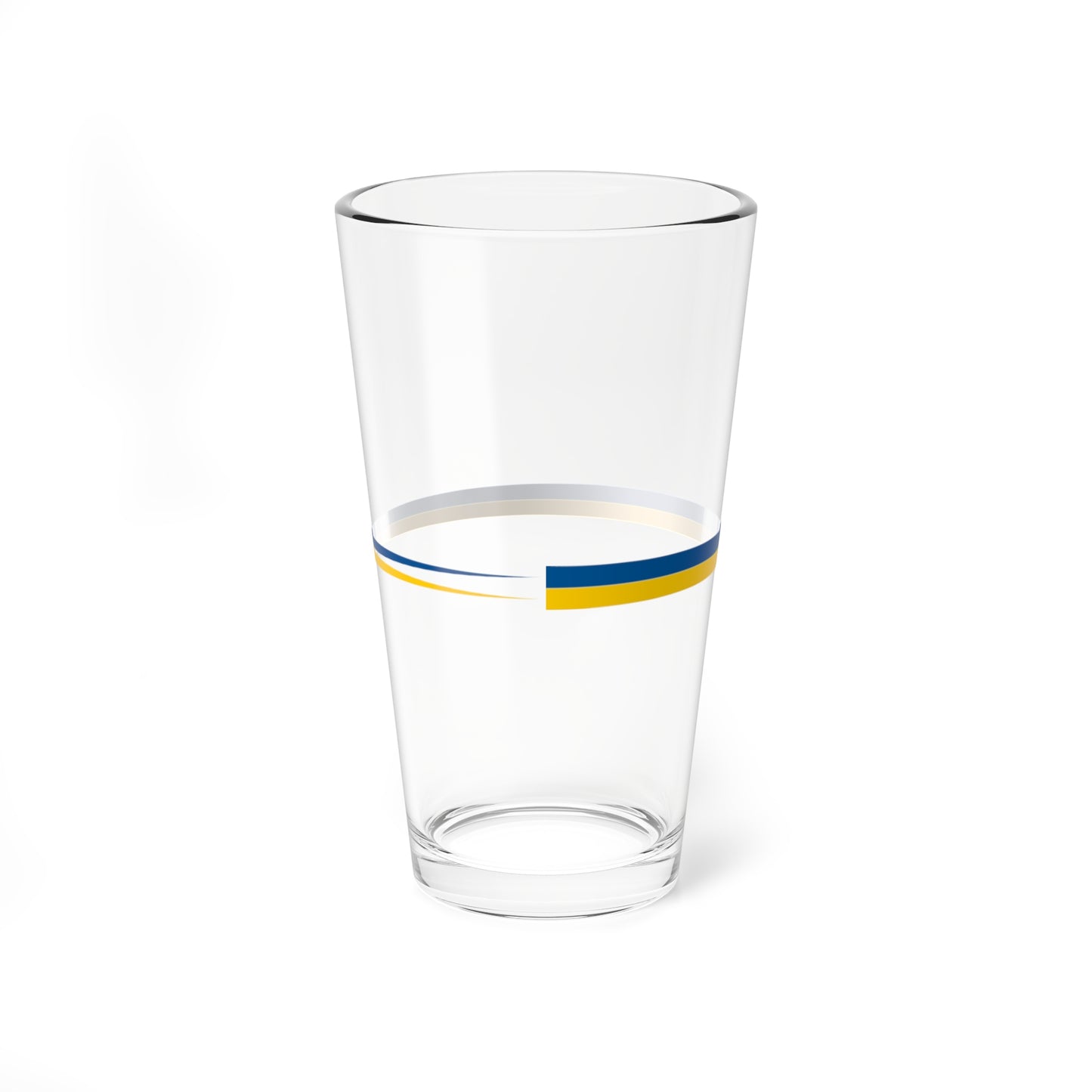 Naval Rank Flag of Sweden - Orlogsvimpel (Sweden) Pint Glass 16oz