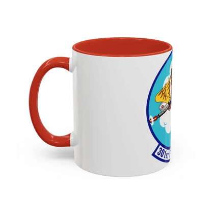 301st Fighter Squadron AETC Emblem (U.S. Air Force) Accent Coffee Mug - Go Mug Yourself