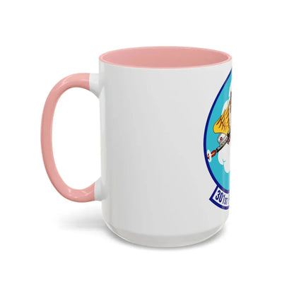 301st Fighter Squadron AETC Emblem (U.S. Air Force) Accent Coffee Mug - Go Mug Yourself