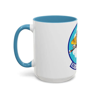 301st Fighter Squadron AETC Emblem (U.S. Air Force) Accent Coffee Mug - Go Mug Yourself