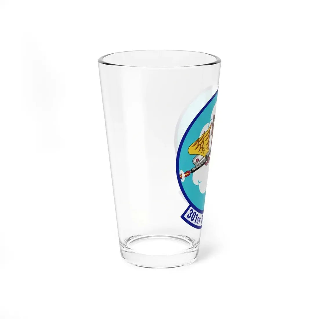 301st Fighter Squadron AETC Emblem (U.S. Air Force) Pint Glass 16oz - Go Mug Yourself