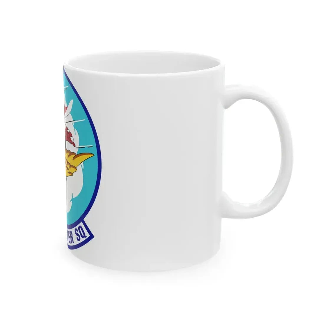 301st Fighter Squadron AETC Emblem (U.S. Air Force) White Coffee Mug - Go Mug Yourself