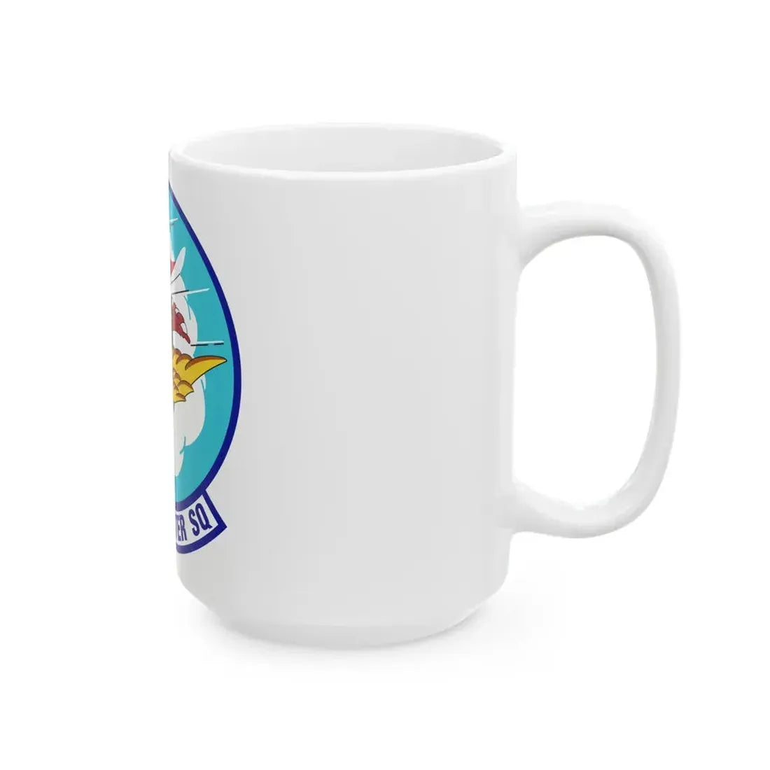 301st Fighter Squadron AETC Emblem (U.S. Air Force) White Coffee Mug - Go Mug Yourself