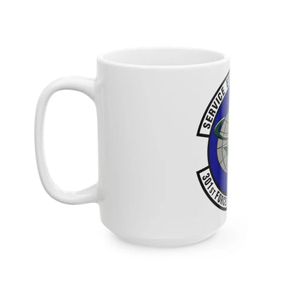 301st Force Support Squadron (U.S. Air Force) White Coffee Mug-Go Mug Yourself