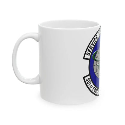 301st Force Support Squadron (U.S. Air Force) White Coffee Mug-Go Mug Yourself