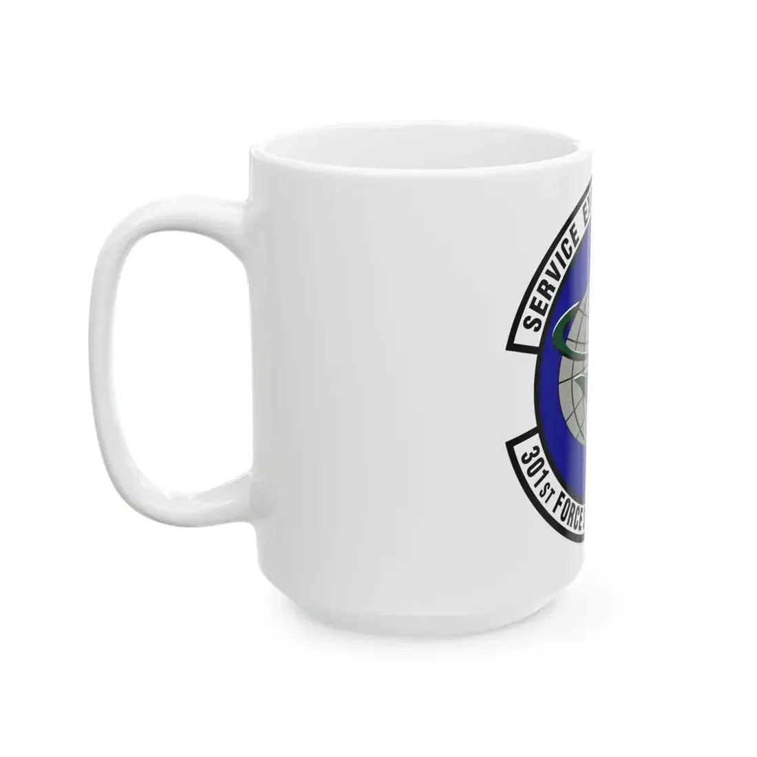 301st Force Support Squadron (U.S. Air Force) White Coffee Mug - Go Mug Yourself