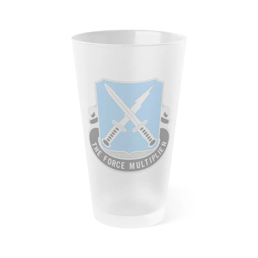 301st Military Intelligence Battalion (U.S. Army) Frosted Pint Glass 16oz-Go Mug Yourself