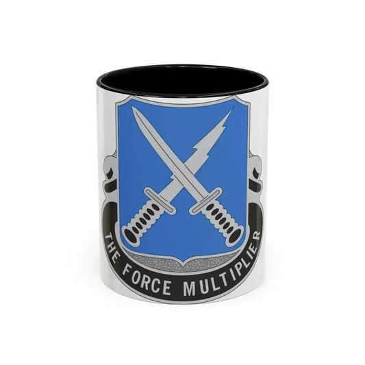 301st Military Intelligence Battalion (U.S. Army) Accent Coffee Mug 11oz Black - Go Mug Yourself