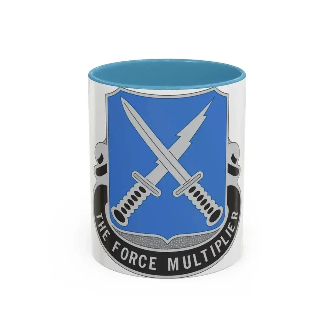 301st Military Intelligence Battalion (U.S. Army) Accent Coffee Mug 11oz Light Blue - Go Mug Yourself