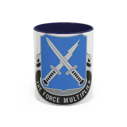 301st Military Intelligence Battalion (U.S. Army) Accent Coffee Mug 11oz Navy - Go Mug Yourself