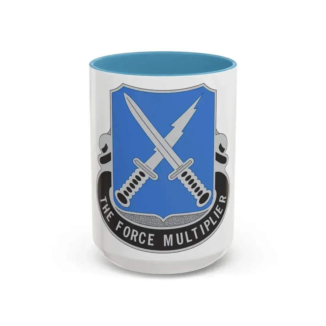 301st Military Intelligence Battalion (U.S. Army) Accent Coffee Mug 15oz Light Blue - Go Mug Yourself
