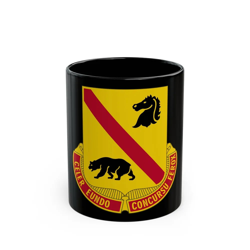 302 Cavalry Regiment (U.S. Army) Black Coffee Mug-11oz-Go Mug Yourself