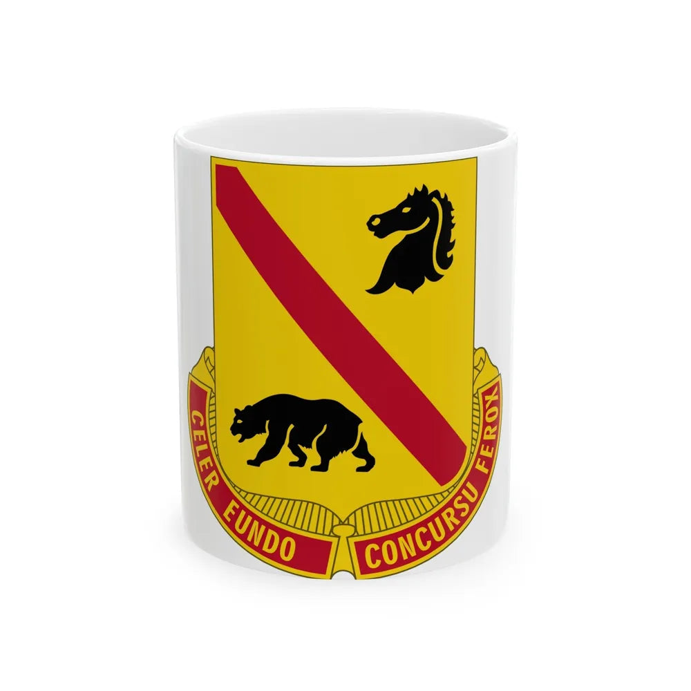 302 Cavalry Regiment (U.S. Army) White Coffee Mug-11oz-Go Mug Yourself