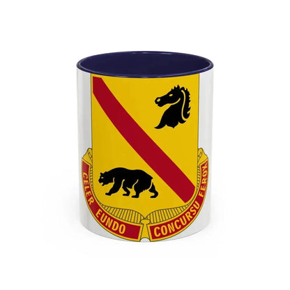 302 Cavalry Regiment (U.S. Army) Accent Coffee Mug 11oz Navy - Go Mug Yourself