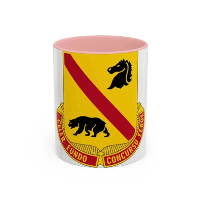 302 Cavalry Regiment (U.S. Army) Accent Coffee Mug 11oz Pink - Go Mug Yourself