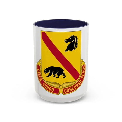 302 Cavalry Regiment (U.S. Army) Accent Coffee Mug 15oz Navy - Go Mug Yourself