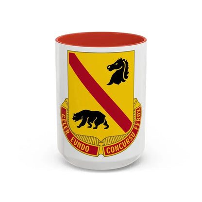302 Cavalry Regiment (U.S. Army) Accent Coffee Mug 15oz Red - Go Mug Yourself