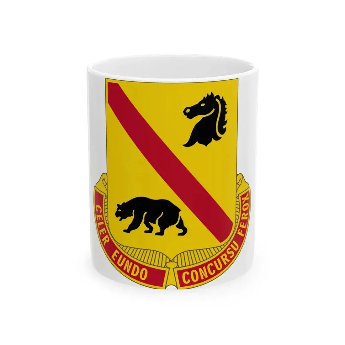 302 Cavalry Regiment (U.S. Army) White Coffee Mug 11oz - Go Mug Yourself